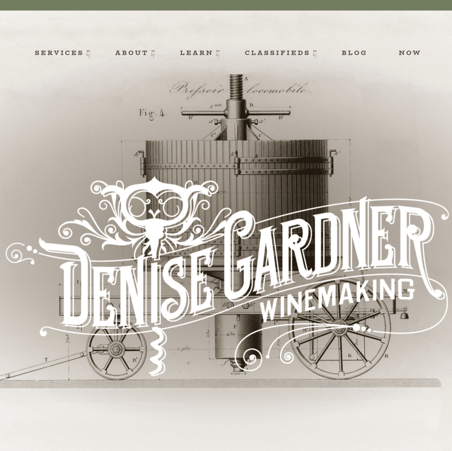 Denise Gardner Winemaking Home Page